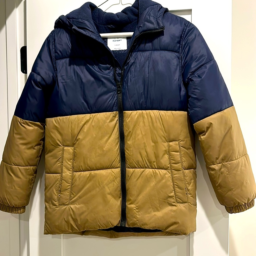 Old Navy Hooded Puffer Fleece Lined Jacket